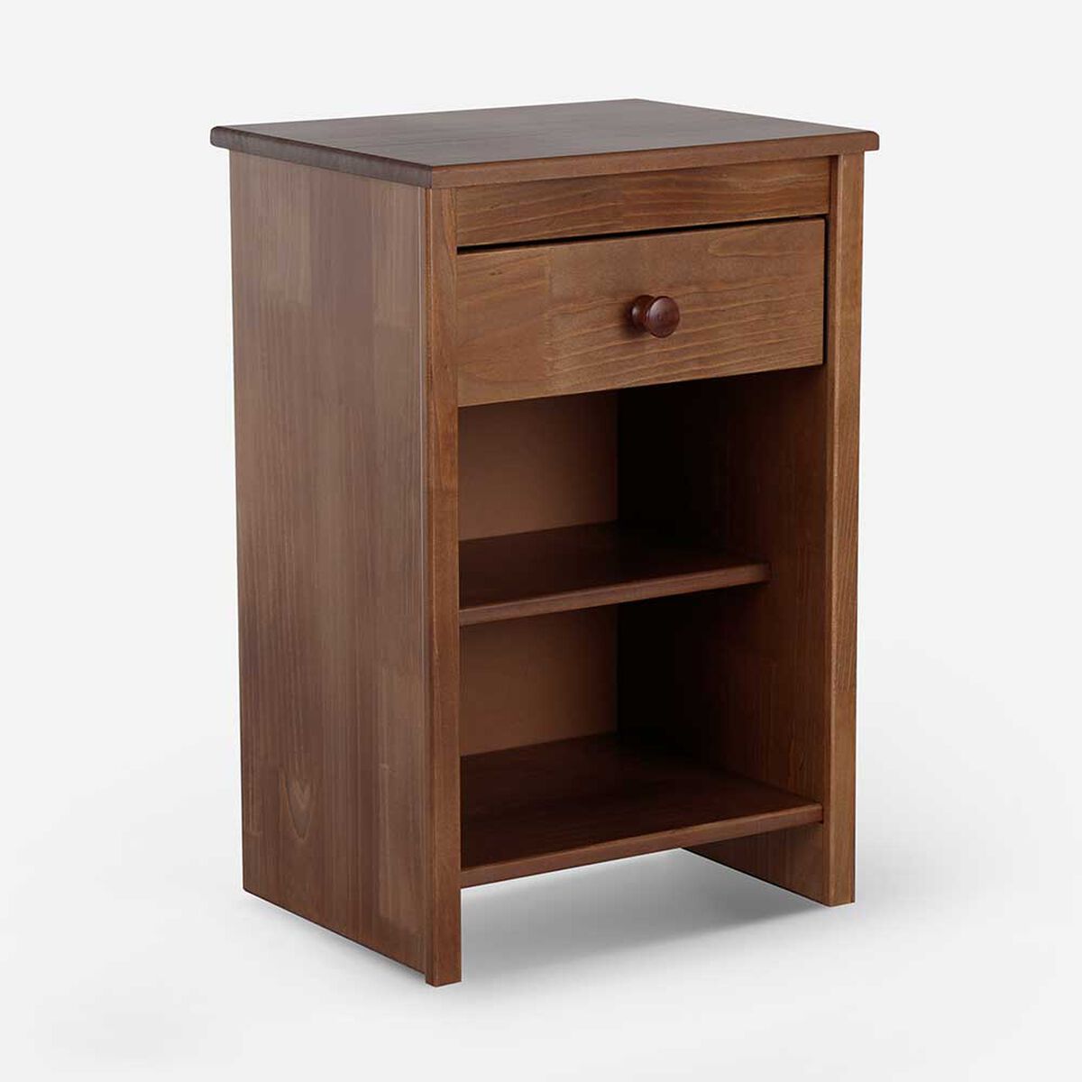 Cama Europea Rosen 1,5 Plazas Pratta + Respaldo + Velador Ferrera