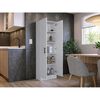 Mueble Despensa Multiusos Tuhome Kitchen 2 Puertas Blanco 