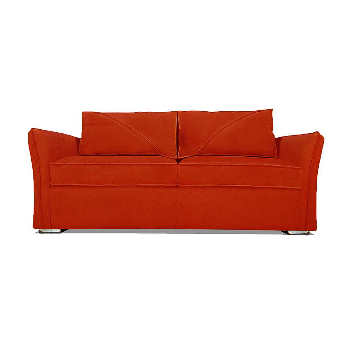 Juego de Living Elegant Detail Atlanta Sof&aacute; 3 Cuerpos + Sof&aacute; 2 Cuerpos + Sill&oacute;n 1 Cuerpo Rojo