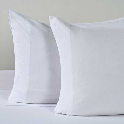 Imagen 2 del producto Juego de Sábanas American Family King Liso Prewash Blanco