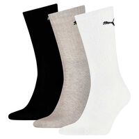 Tripack Calcetines Deportivos de Algodón Puma Unisex Multicolor