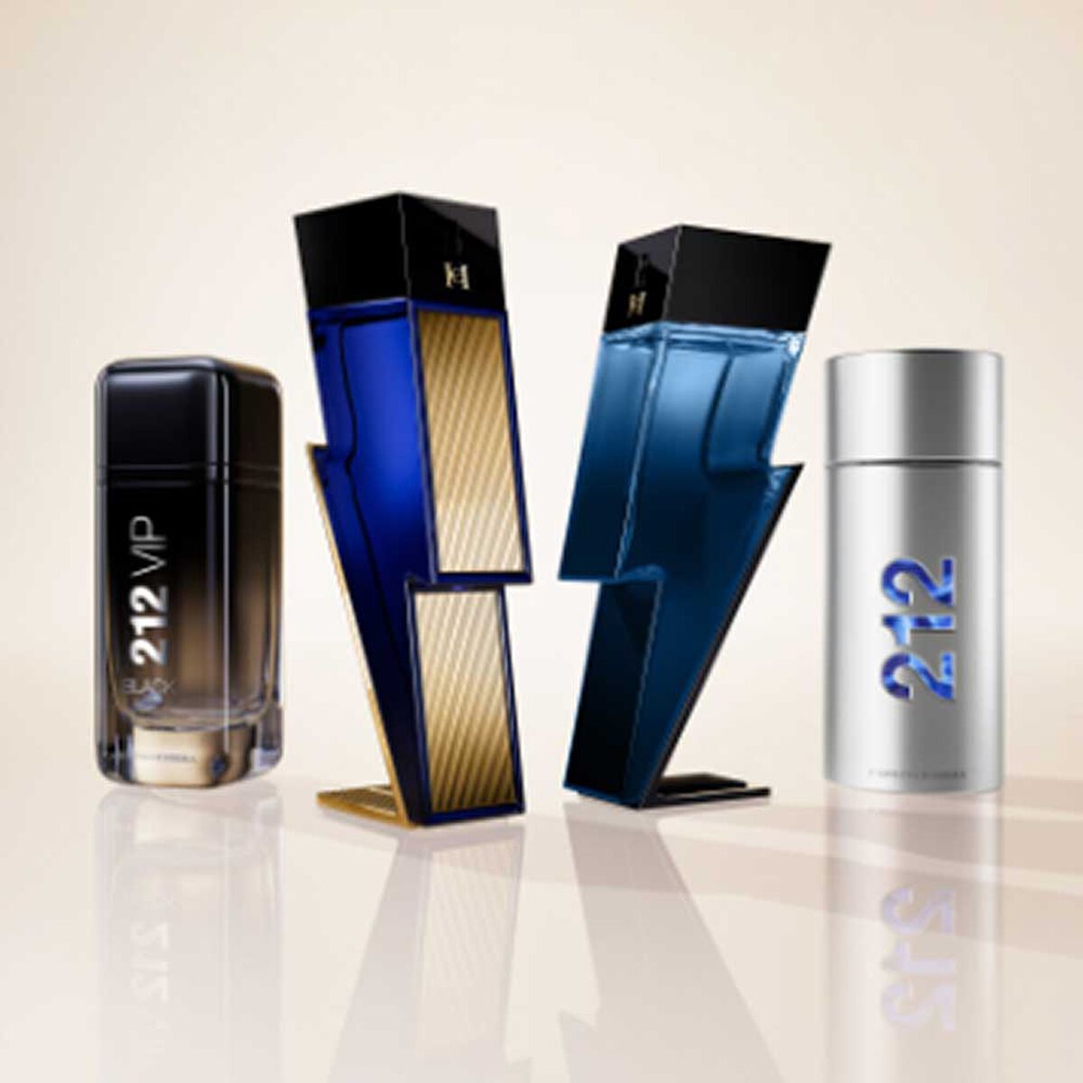 Set Perfume Carolina Herrera Hombre 212 Men NYC EDT 100 ml + Desodorante Stick 75 ml + EDT 10 ml