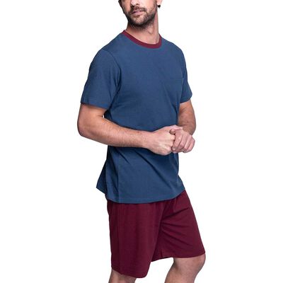Imagen 2 del producto Pijama Verano Algodón Hombre Top Color-2