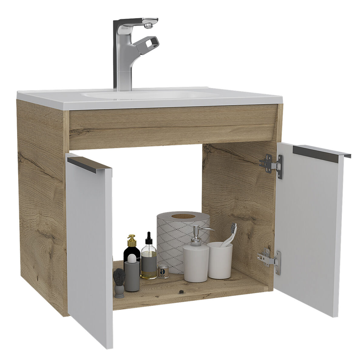 Mueble Lavamanos TuHome Carter Flotante Duna-Blanco