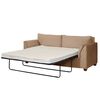 Sofá Cama Latam Home Milan 3 Cuerpos Beige