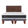Cama Europea CIC Base Dividida King Ortopedic + Respaldo Baker