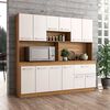 Mueble de Cocina Vekkahome Buck 1 Cajón 12 Puertas Blanco
