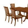 Juego de Comedor Extensible Casanova Siena 4 Sillas Café