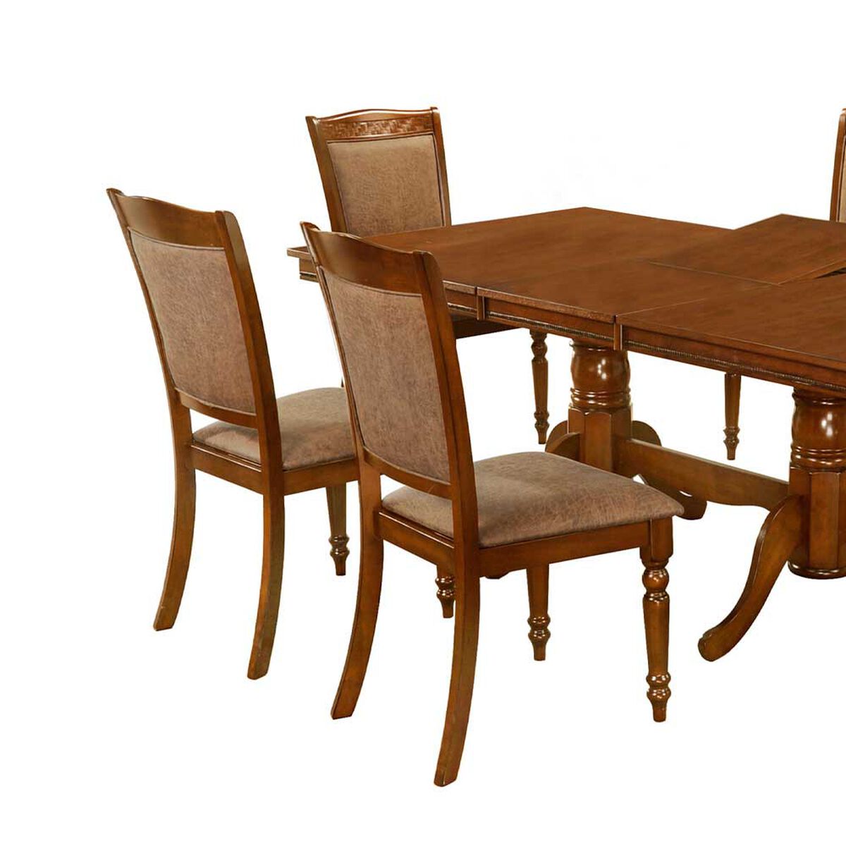 Juego de Comedor Extensible Casanova Siena 4 Sillas Café