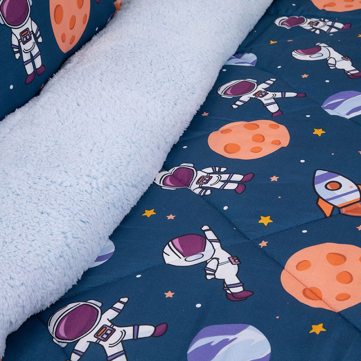 Plumón Doral 1,5 Plazas Kids Astronautas