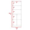 Estante TuHome Home E4 2 Puertas Wengue Milan