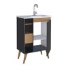 Vanitorio + Lavamanos Vekkahome Lotus 60 Negro