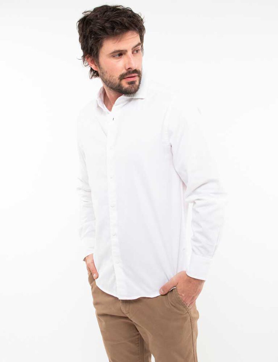 Camisa Slim Manga Larga Hombre Zibel