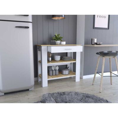 Imagen 2 del producto Isla de Cocina TuHome Cala 1 Cajón Blanco