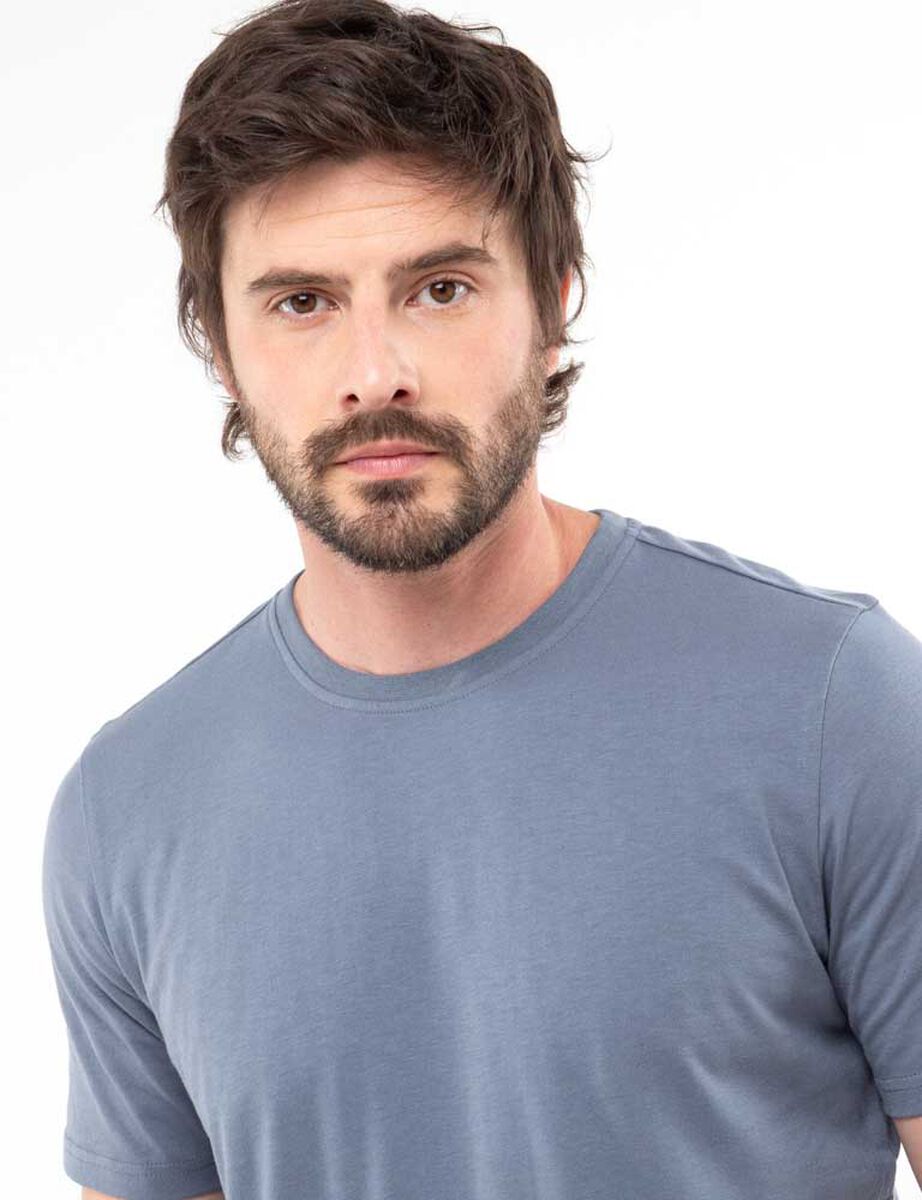 Polera Slim Lisa Manga Corta Hombre Zibel