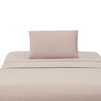 Juego de Sábanas Illusions 1,5 Plazas Bordada Rosa