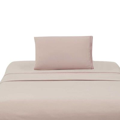 Imagen 1 del producto Juego de Sábanas Illusions 1,5 Plazas Bordada Rosa