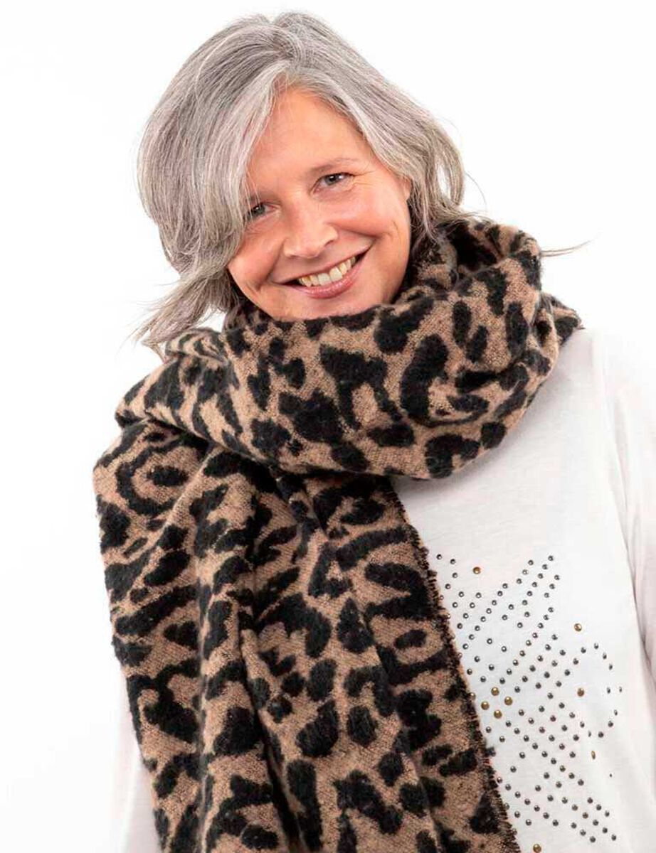 Bufanda Animal Print Mujer Bside