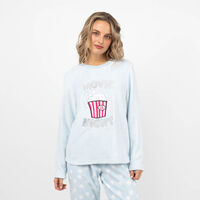 Pijama Mujer Icono Celeste