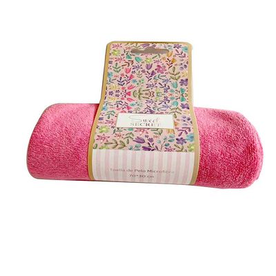 Toalla de Pelo Microfibra 70x30 Sweet Secret