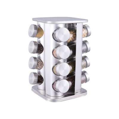 Imagen 1 del producto Especiero Condimentos Acero Inoxidable Simplit Plata 16 Piezas