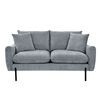 Sofá Home Mobili Huston 2 Cuerpos Azul