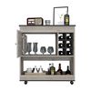 Bar TuHome Bi Color Ceniza Wengue 1 Puerta