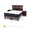 Cama Europea CIC Base Dividida King Premium + Respaldo + Veladores