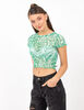 Polera Estampada Manga Corta Mujer Icono