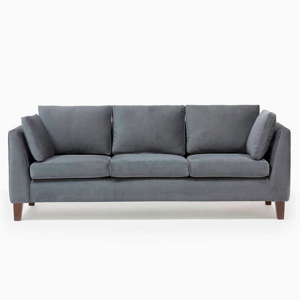 Sofá Barra Design Estocolmo 3 Cuerpos Gris