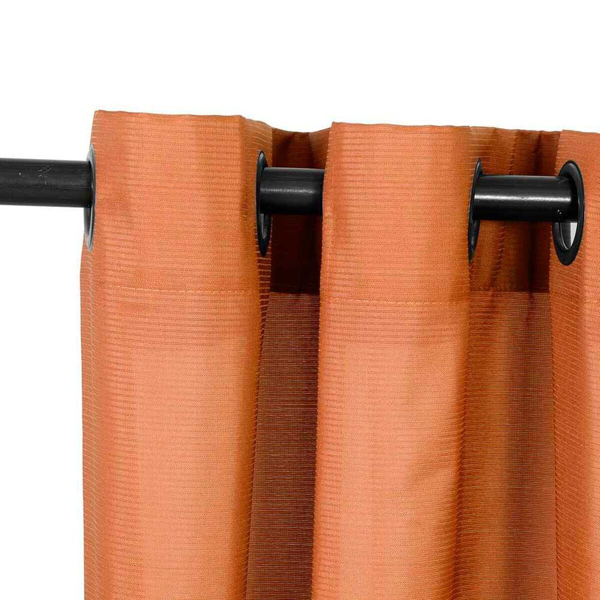 Set de Cortinas Mashini Pucon 140 x 220 cm Ladrillo