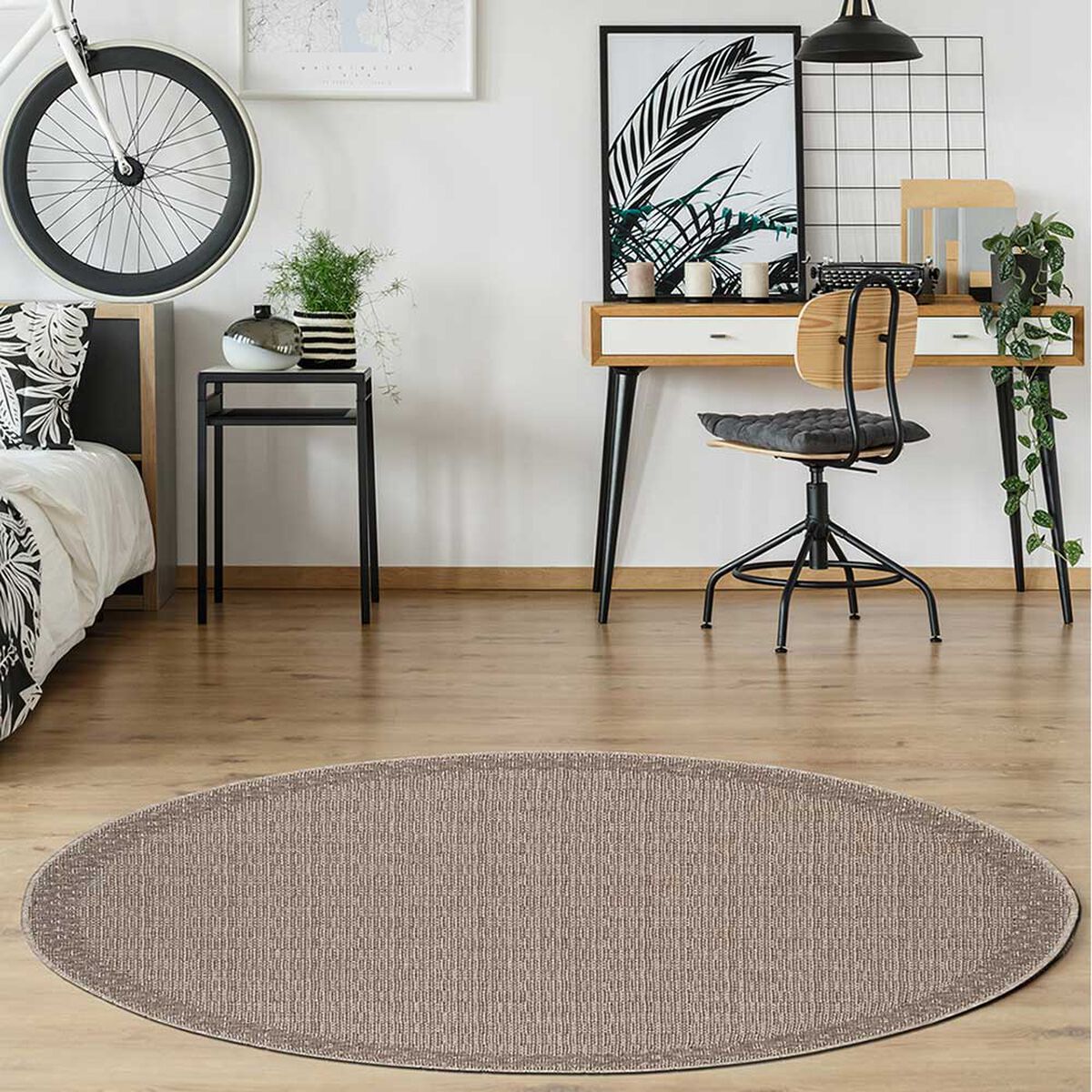Alfombra Idetex Venus 200 x 200 cm Beige