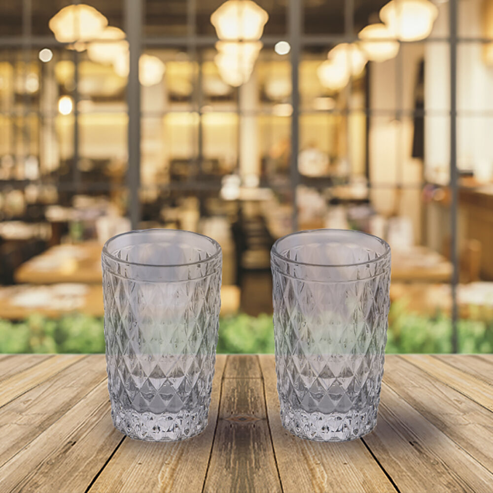 Set 4 Vasos Vidrio Cuisine Vicenza 350 ml.