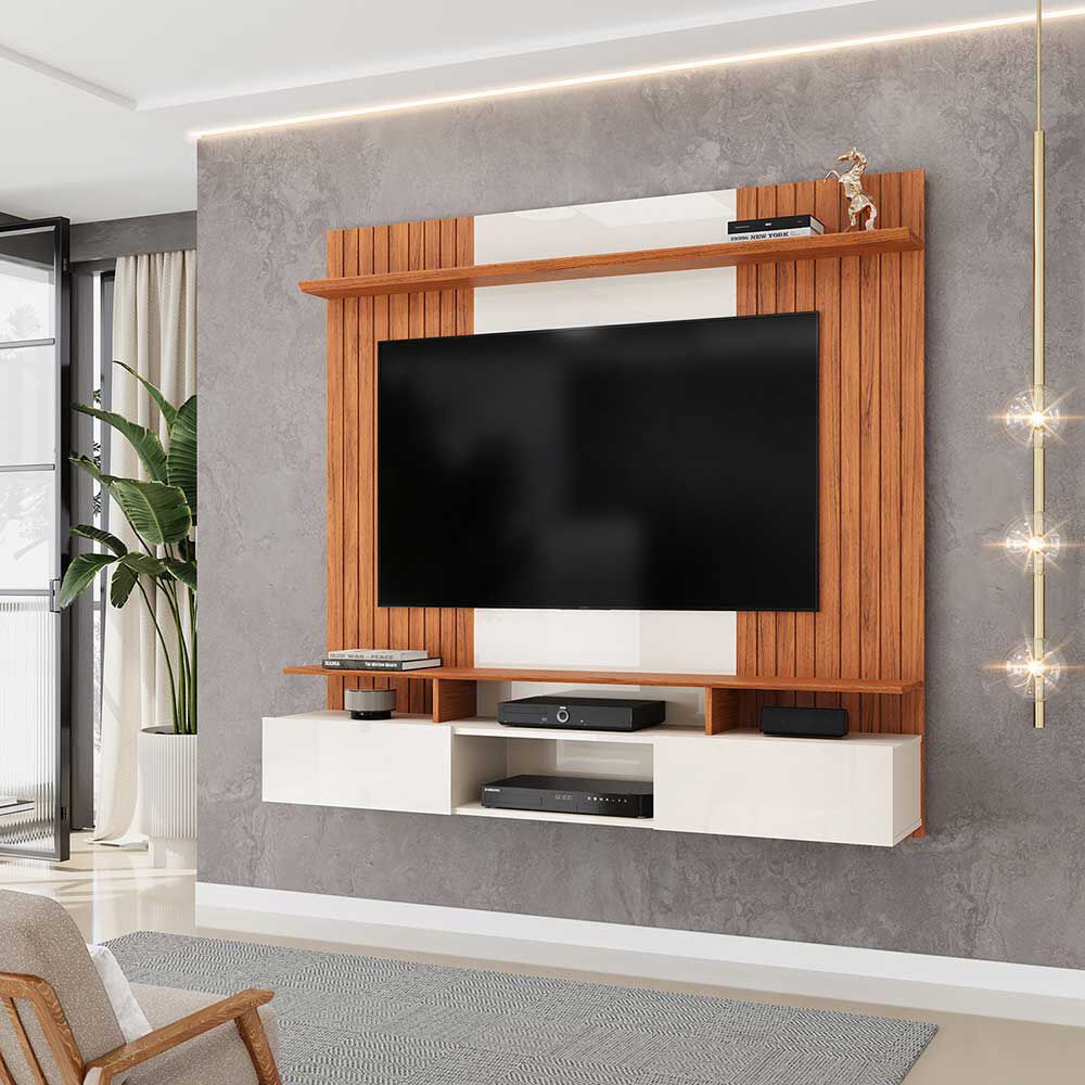 Panel TV Vekkahome Bento 60" Pulgadas Café