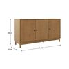 Buffet Roca Essencia 3 Puertas 3 Cajones Maple