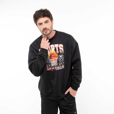 Poleron Deportivo Hombre Black County