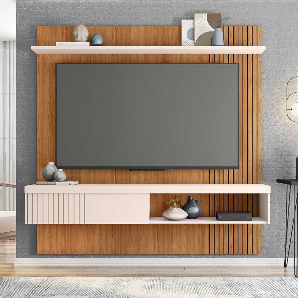 Panel Decocasa Jade Hasta 65" Castaño Ow