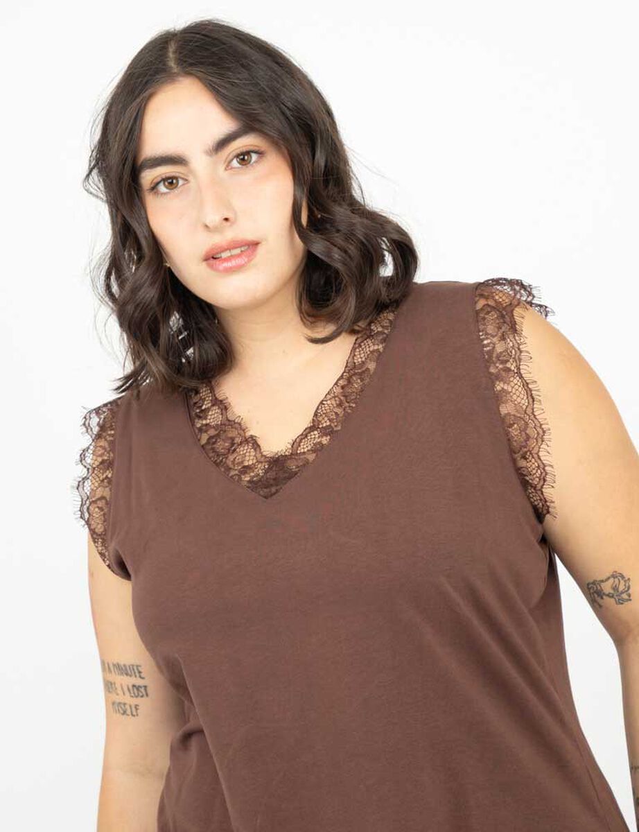 Polera Sin Mangas Mujer Extralindas