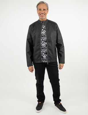 Imagen 2 del producto Chaqueta Ecocuero Hombre Portman Club Negro