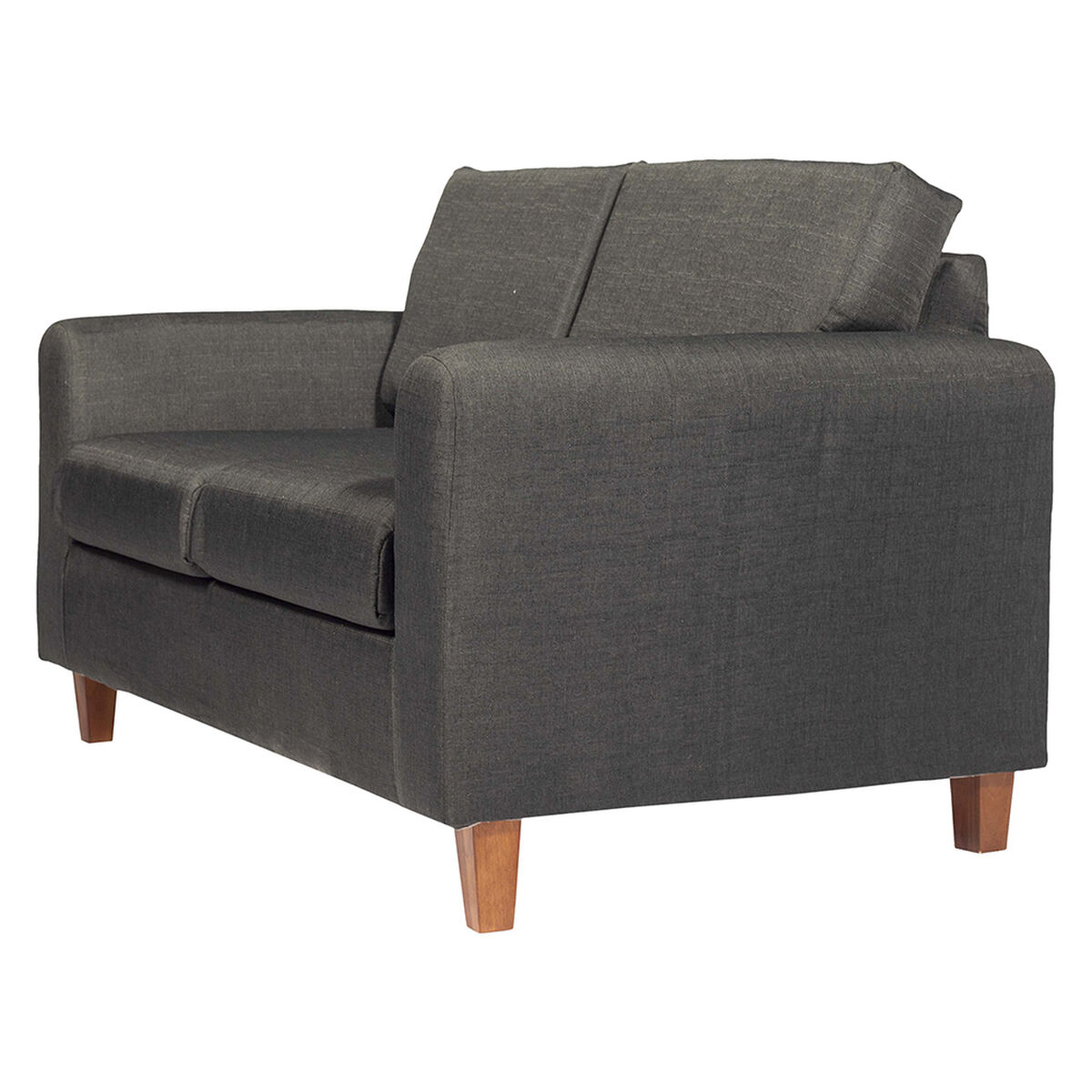 Juego de Living Delfos Sofá 3 Cuerpos + Sofá 2 Cuerpos Grafito