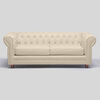 Sofá Barra Design Chesterfield 3 Cuerpos Beige