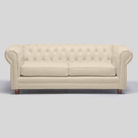 Sofá Barra Design Chesterfield 3 Cuerpos Beige