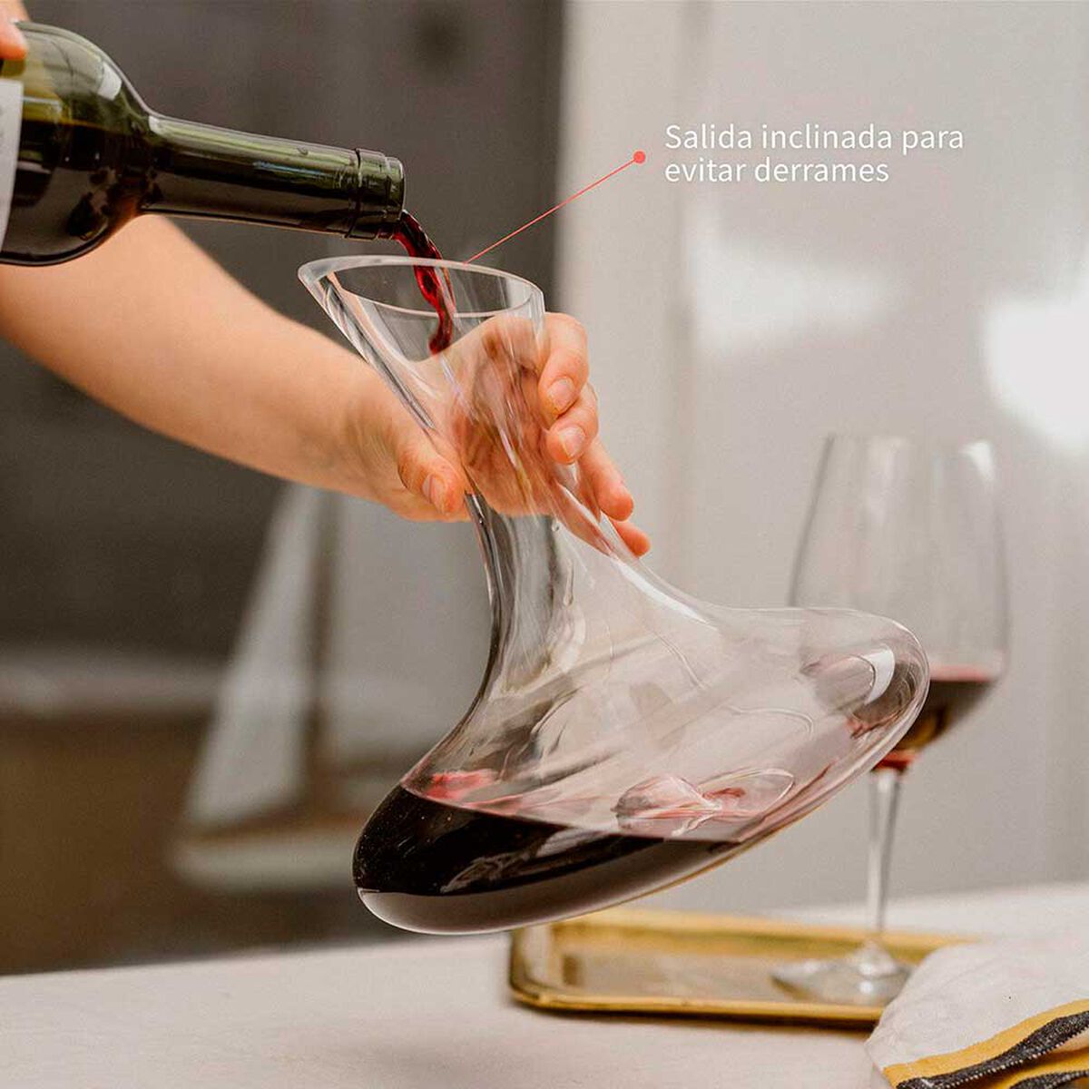 Decantador Aireador Vino Simplit Rouge 1500ml