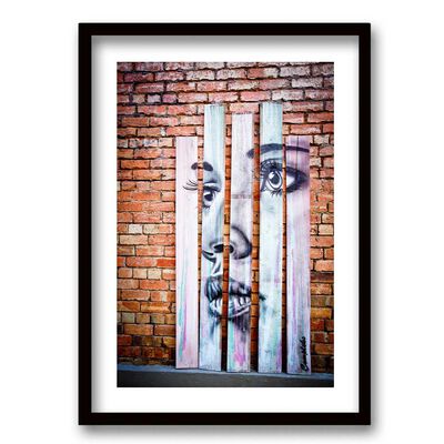 Imagen 1 del producto Cuadro Decorativo Retela Rostro Mural 50 x 35 cm