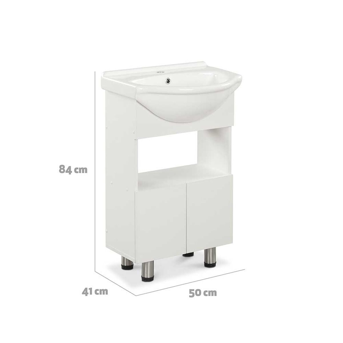 Vanitorio CIC Cannes 2 Puertas Blanco