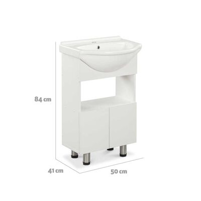 Imagen 2 del producto Vanitorio CIC Cannes 2 Puertas Blanco