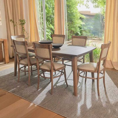 Imagen 2 del producto Juego de Comedor CIC Nottingham 6 Sillas Walnut