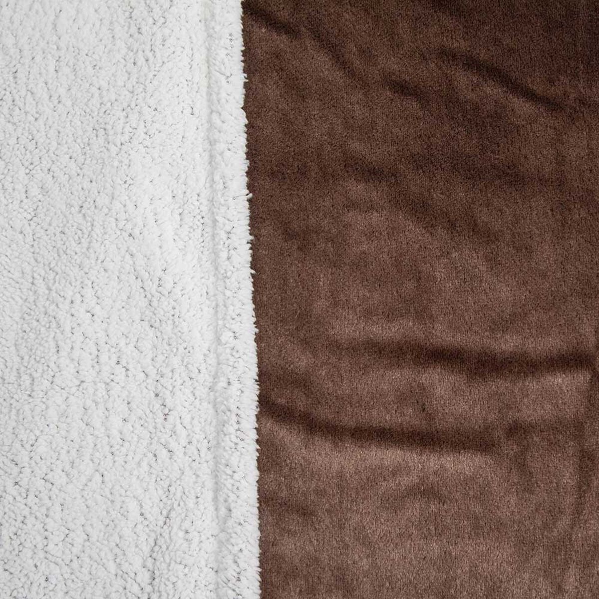 Frazada Poliéster Doral 2 Plazas Deluxe Café