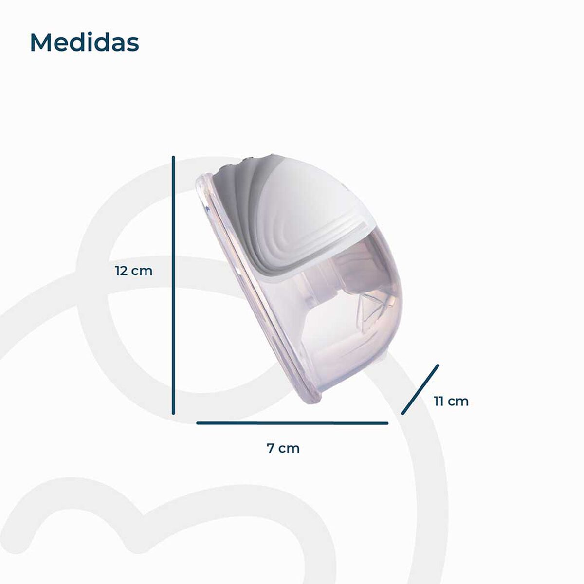 Extractor Leche Materna Eléctrico Manos Libre + 10 Bolsas Bebesit