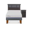 Cama Europea CIC 1,5 Plazas Excellence Plus + Respaldo + Velador Dublin